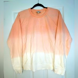 NEW Lucky Brand Orange Ombré Sweatshirt